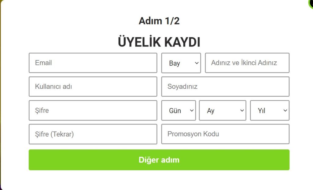mroyun üyelik